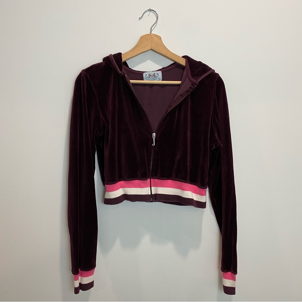 Juicy Couture cropped zip up